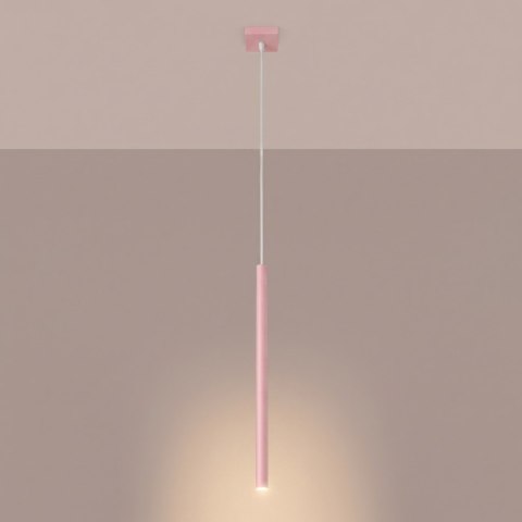Lampa wisząca PASTELO 1 różowa