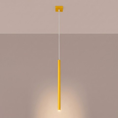 Lampa wisząca PASTELO 1 żółta