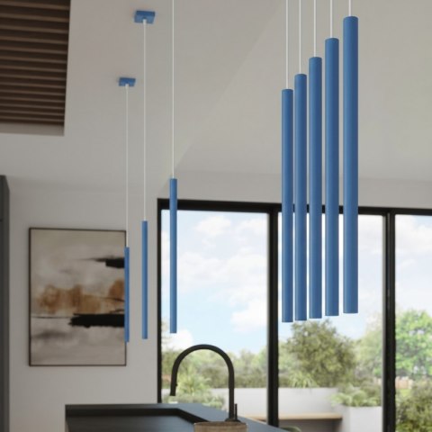 Lampa wisząca PASTELO 2 błękitna
