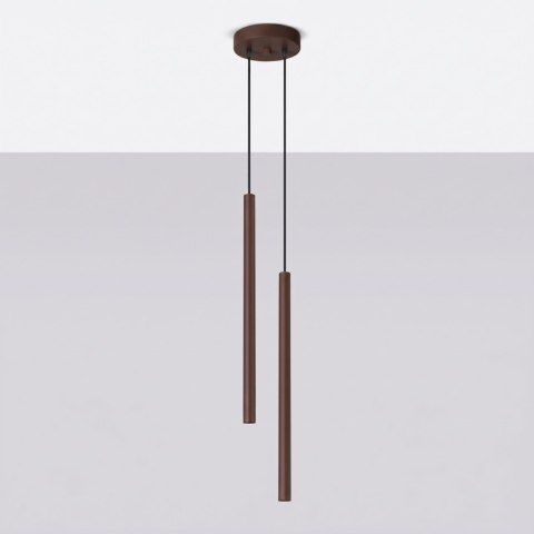 Lampa wisząca PASTELO 2 brązowa