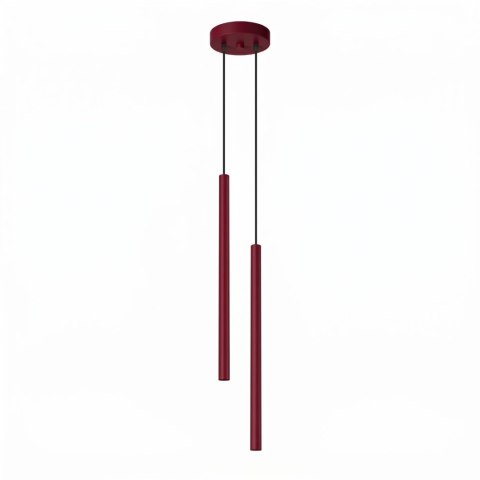 Lampa wisząca PASTELO 2 burgund