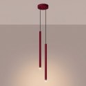 Lampa wisząca PASTELO 2 burgund