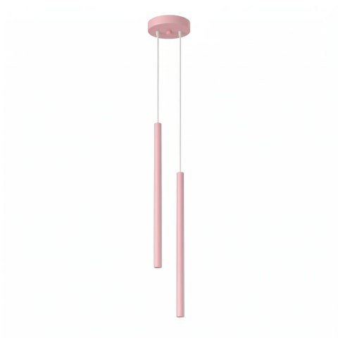 Lampa wisząca PASTELO 2 różowa