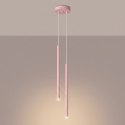 Lampa wisząca PASTELO 2 różowa