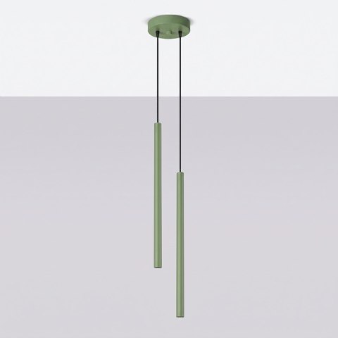 Lampa wisząca PASTELO 2 szałwiowa