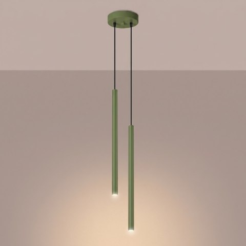 Lampa wisząca PASTELO 2 szałwiowa