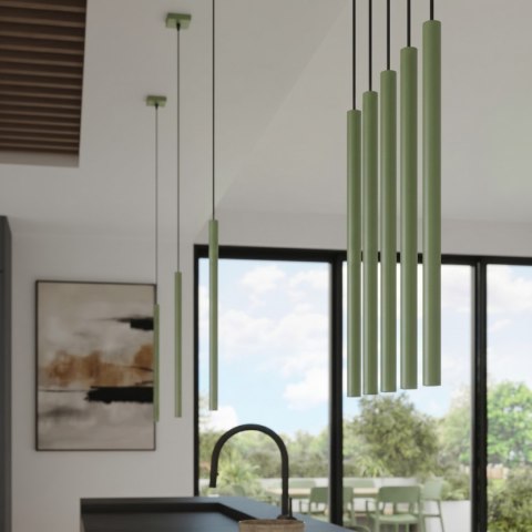 Lampa wisząca PASTELO 2 szałwiowa