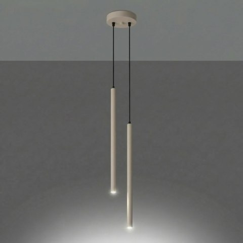 Lampa wisząca PASTELO 2 taupe