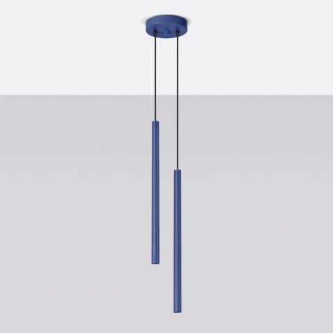 Lampa wisząca PASTELO 2 ultramaryna