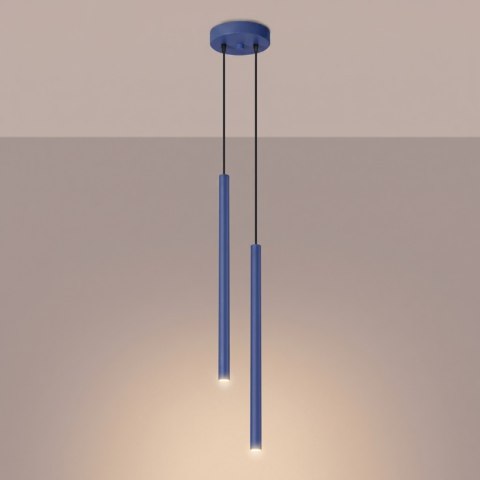 Lampa wisząca PASTELO 2 ultramaryna