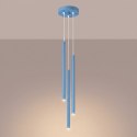 Lampa wisząca PASTELO 3P błękitna