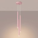 Lampa wisząca PASTELO 3P różowa