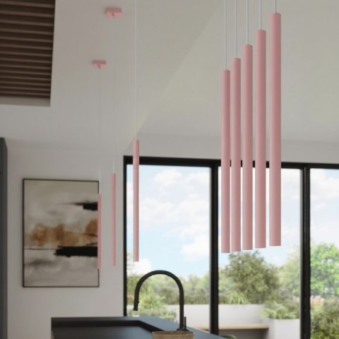 Lampa wisząca PASTELO 3P różowa