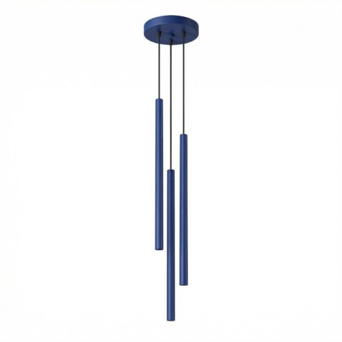 Lampa wisząca PASTELO 3P ultramaryna