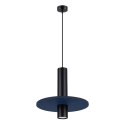 Lampa wisząca PELTA 1 czarna/granatowa