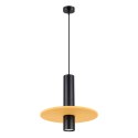 Lampa wisząca PELTA 1 czarna/żółta