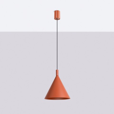 Lampa wisząca NOX 25 ochra czerwona