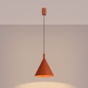 Lampa wisząca NOX 25 ochra czerwona