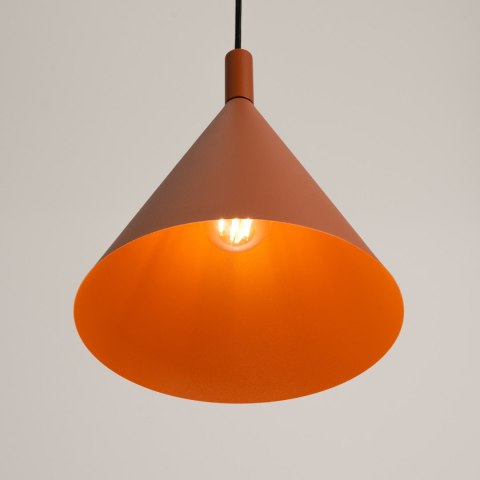 Lampa wisząca NOX 25 ochra czerwona