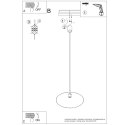 Lampa wisząca NOX 40 czarna