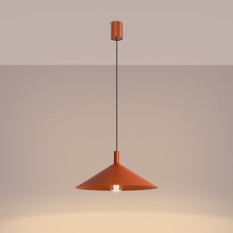 Lampa wisząca NOX 40 ochra czerwona
