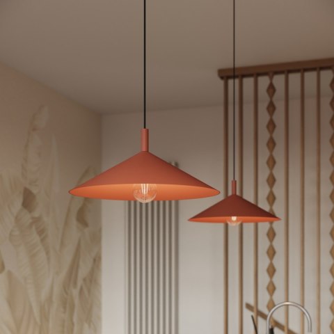 Lampa wisząca NOX 40 ochra czerwona