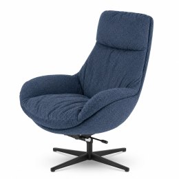 Fotel bujany Torsby w tkaninie Vinci Fabb XZ (Vinci 88) Granatowy Fabb (Vinci 88) Granatowy Fabb