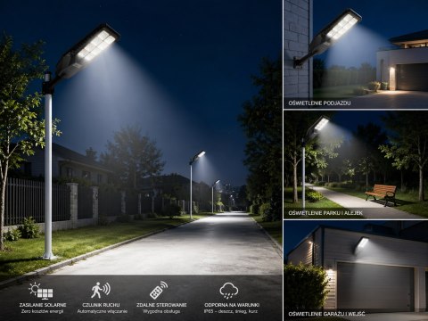 Lampa solarna uliczna YH010401 200W 6000K
