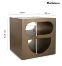 MaMaison stolik VECTOR 55 szczotkowane złoto