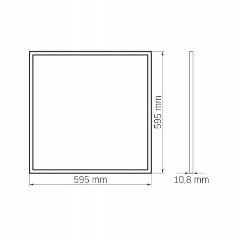 Panel Led - świecąca ramka 40W 4000K