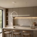 Lampa wisząca Linea No.2 120 40cm biała 3k