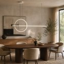 Lampa wisząca Linea No.2 120 40cm biała 3k