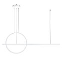 Lampa wisząca Linea No.2 120 40cm biała 3k