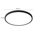 Light Prestige Plafon California 48 cm czarny LED CCT