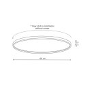 Light Prestige Plafon California 60 cm biały LED CCT