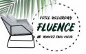 Fotel FLUENCE - tapicerka welurowa, kolor szary