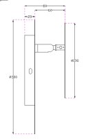 Lampa ścienna PILLS biała 30 cm