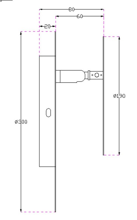 Lampa ścienna PILLS biała 30 cm