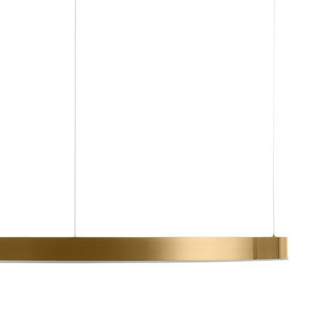 Lampa wisząca CIRCLE 100 cm - LED, ring mosiądz szczotkowany