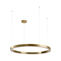 Lampa wisząca CIRCLE 120 cm - LED, ring mosiądz szczotkowany