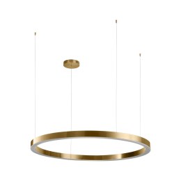 Lampa wisząca CIRCLE 120 cm - LED, ring mosiądz szczotkowany