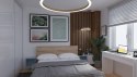Lampa wisząca CIRCLE 120 cm - LED, ring mosiądz szczotkowany