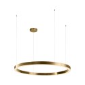 Lampa wisząca CIRCLE 120 cm - LED, ring mosiądz szczotkowany
