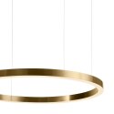 Lampa wisząca CIRCLE 120 cm - LED, ring mosiądz szczotkowany