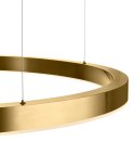 Lampa wisząca CIRCLE 120 cm - LED, ring mosiądz szczotkowany