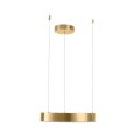 Lampa wisząca CIRCLE 40 cm - LED, ring mosiądz szczotkowany