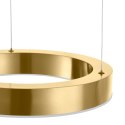Lampa wisząca CIRCLE 40 cm - LED, ring mosiądz szczotkowany