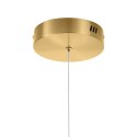 Lampa wisząca CIRCLE 40 cm - LED, ring mosiądz szczotkowany