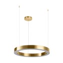 Lampa wisząca CIRCLE 60 cm - LED, ring mosiądz szczotkowany