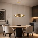 Lampa wisząca CIRCLE 60 cm - LED, ring mosiądz szczotkowany